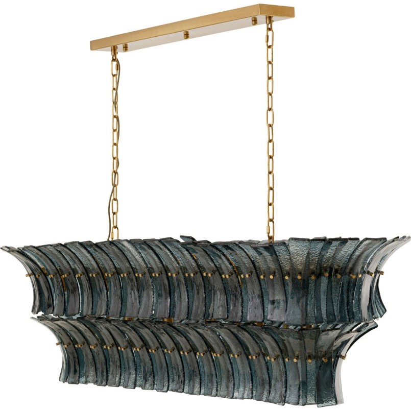 Suspension Venezia bleu 130cm