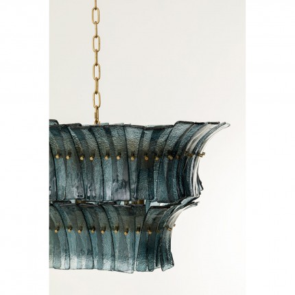 Pendant Lamp Venezia blue 130cm Kare Design