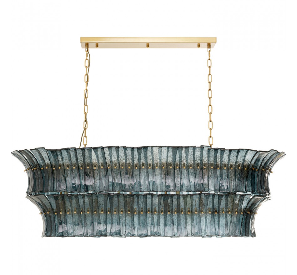 Hanglamp Venezia blauw 130cm Kare Design