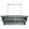 Suspension Venezia bleu 130cm