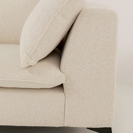 Hoekbank Jimmy creme links Kare Design