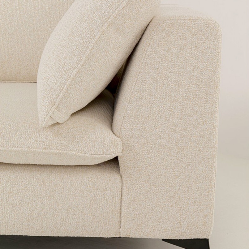 Hoekbank Jimmy creme links Kare Design