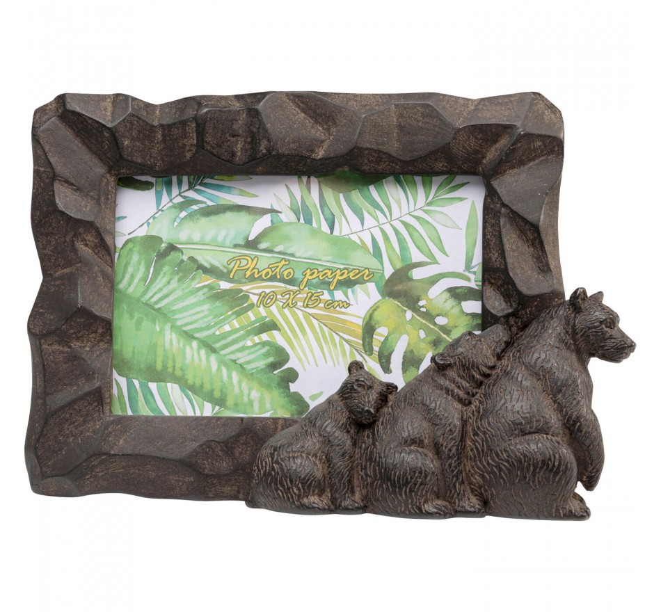 Fotolijst ontspannen berenfamilie 17x24cm Kare Design