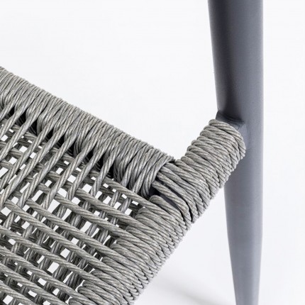Chair with armrests Palma grey Kare Design