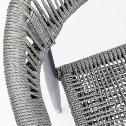 Chair with armrests Palma grey Kare Design