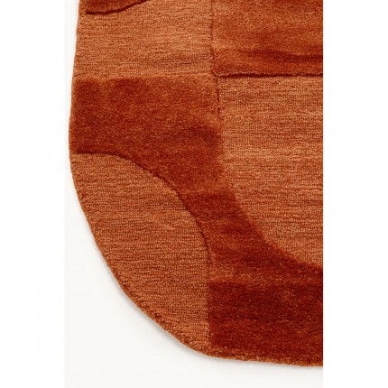 Vloerkleed Flow 240x170cm oranje Kare Design