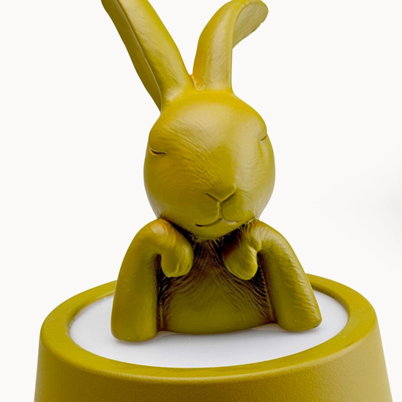 Table Lamp Animal rabbit LED 29cm green Kare Design