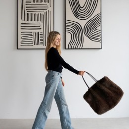 Handtas Mika bruin Kare Design