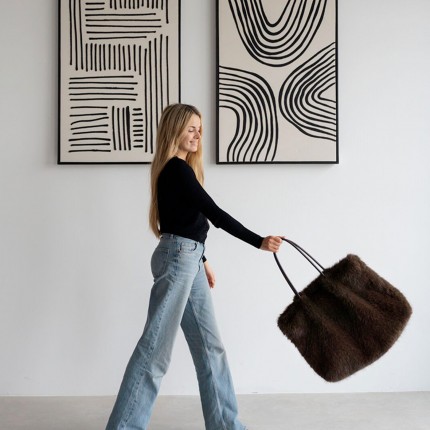 Handtas Mika bruin Kare Design