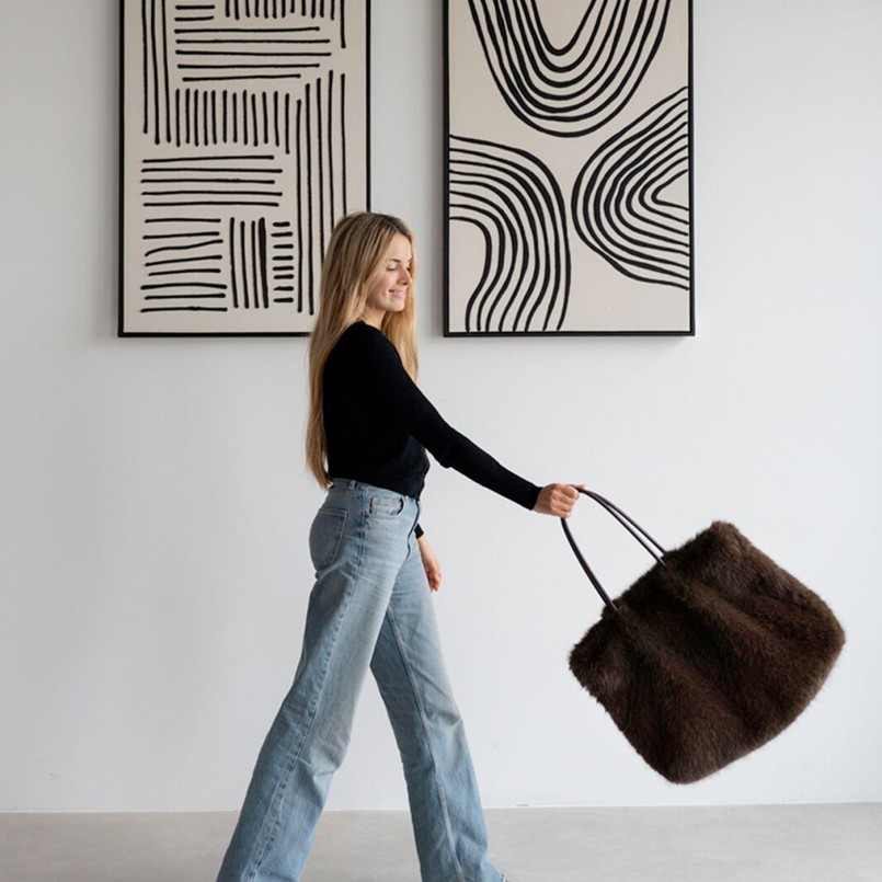 Handtas Mika bruin Kare Design