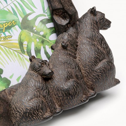 Fotolijst ontspannen berenfamilie 17x24cm Kare Design