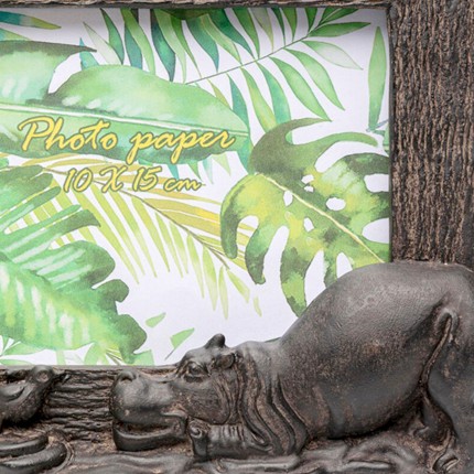 Fotolijst nijlpaard 16x21cm Kare Design