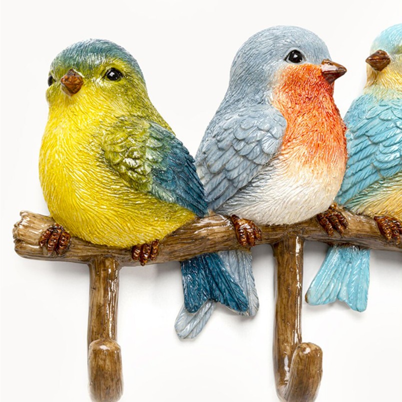 Wand Kapstok vogels 36cm Kare Design