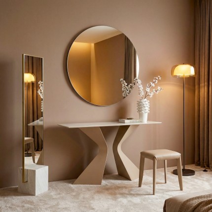 Spiegel Starlet Ø100cm grijs Kare Design