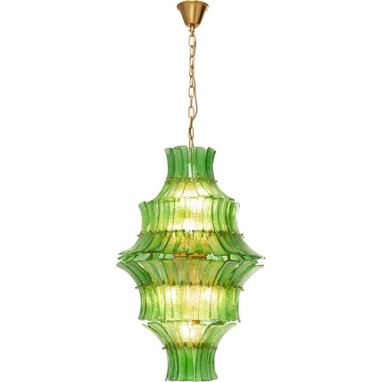 Pendant Lamp Venezia green Ø53cm Kare Design