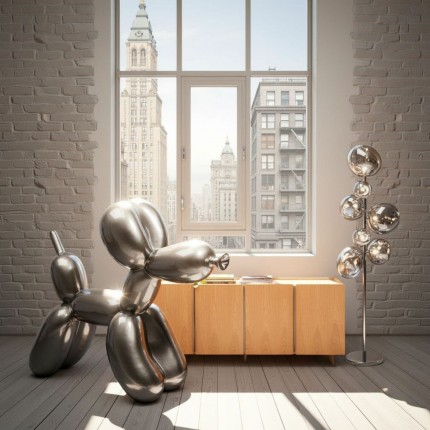 Vloerlamp Burbuja 168cm chroom Kare Design