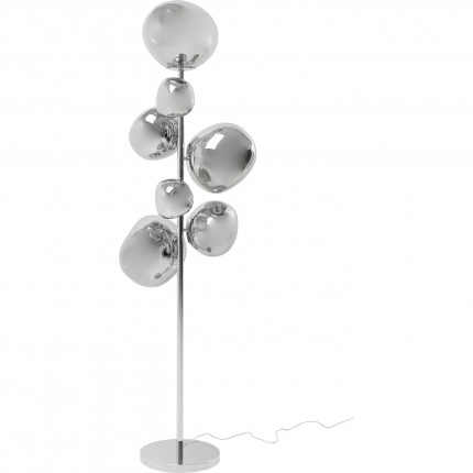 Floor Lamp Burbuja 168cm chrome Kare Design