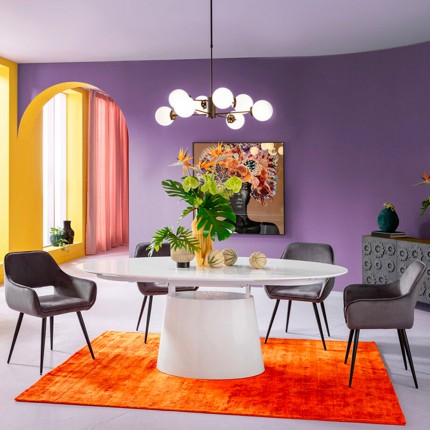 Vloerkleed Cosy oranje Kare Design