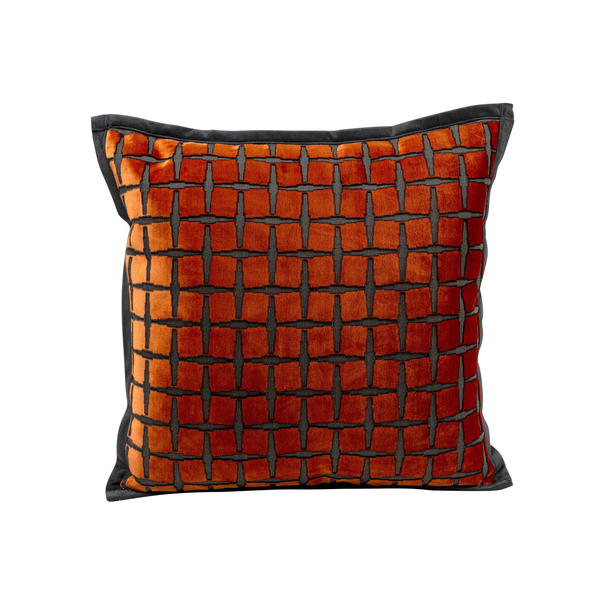 Coussin Jaqui Square orange 45x45cm