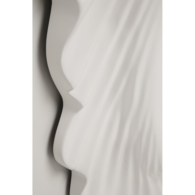 Miroir mural Orecchio blanc 162x146cm
