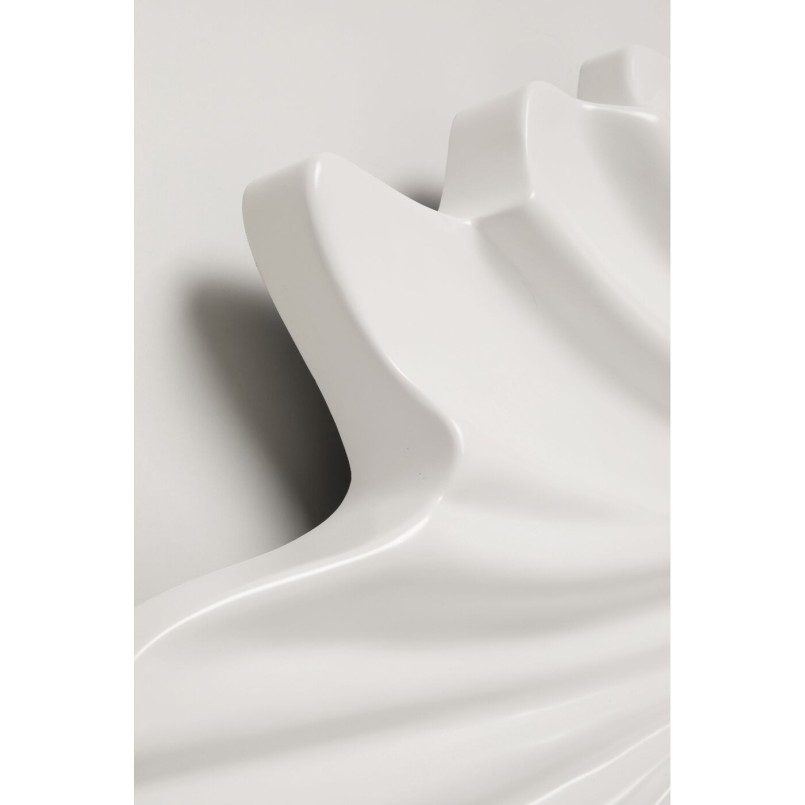 Miroir mural Orecchio blanc 162x146cm
