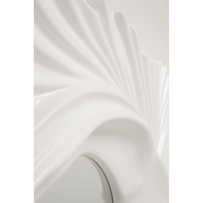 Miroir mural Orecchio blanc 162x146cm