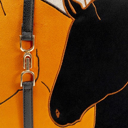 Kussen du paarden oranje Kare Design