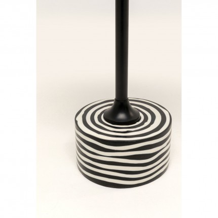 Side Table Domero Swirl Ø25cm black Kare Design