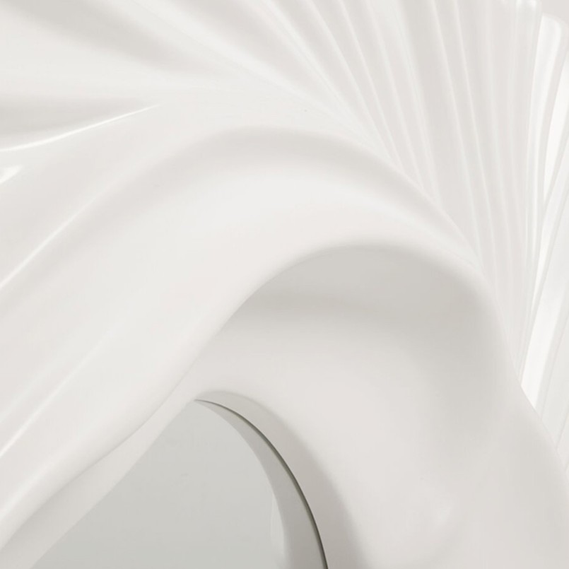 Spiegel Orecchio 160x143cm wit Kare Design