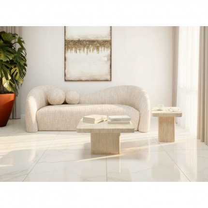 Salontafel Travertino 80x80cm Kare Design