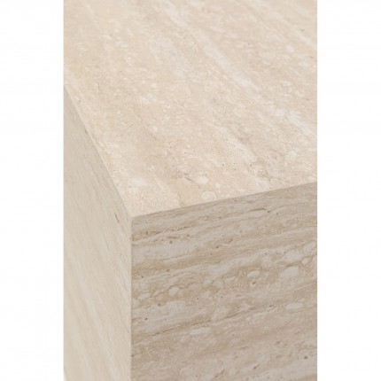 Bijzettafel Travertino 45x45cm Kare Design