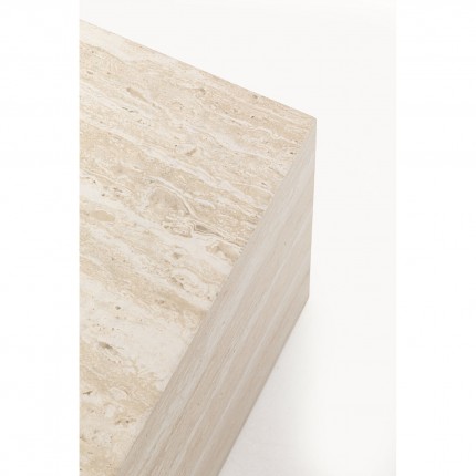 Bijzettafel Travertino 45x45cm Kare Design