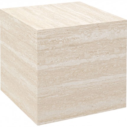 Side Table Travertino 45x45cm Kare Design