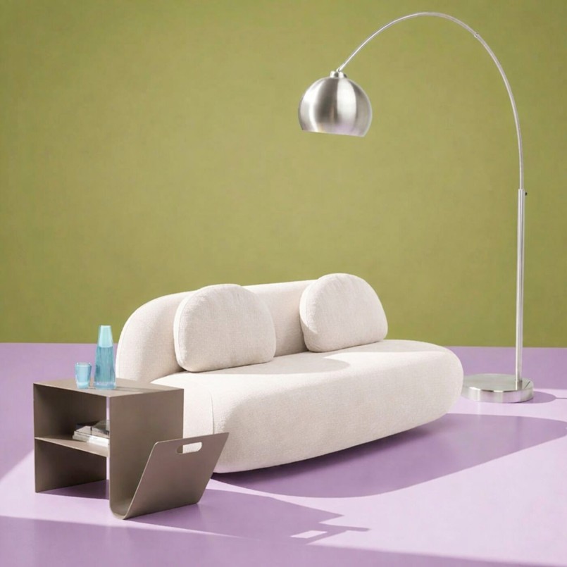 Bijzettafel Lounge News taupe Kare Design