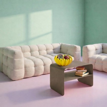 Coffee Table Lounge 58x37cm taupe Kare Design