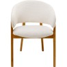 Chaise a. acc. August écru melange
