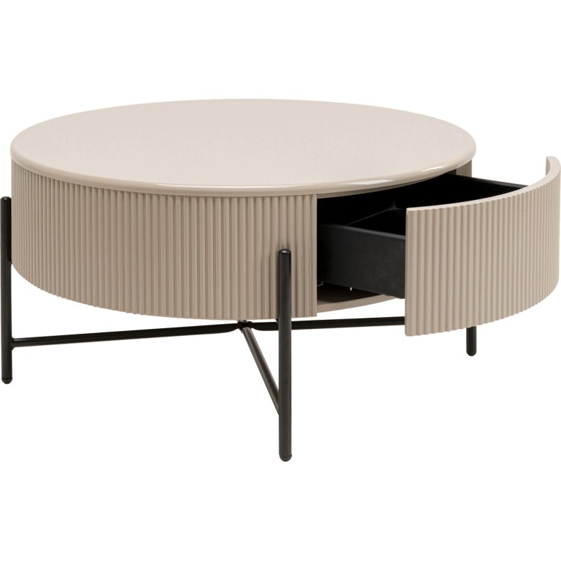 Table basse Riffle Ø80cm
