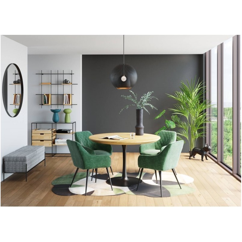 Rond eiken tafelblad - Uitnodiging - Kare Design