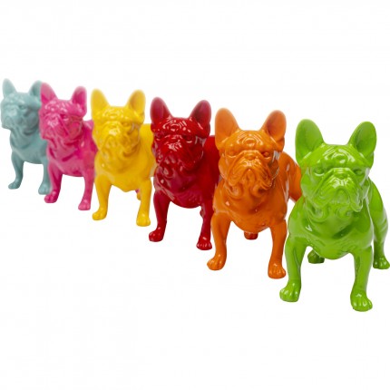 Deco standing dogs multicolored (6/Set) Kare Design