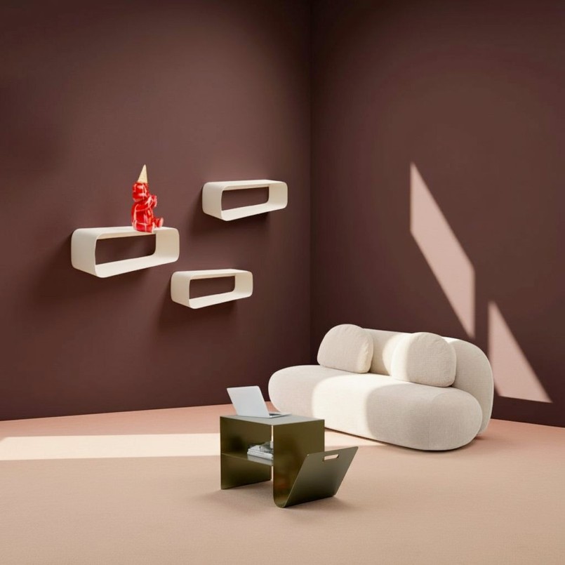 Bijzettafel Lounge News brons Kare Design