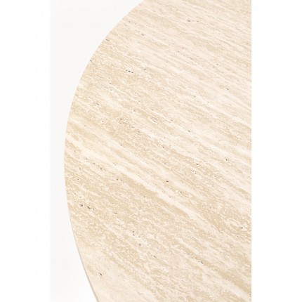 Eettafel Cono Travertino Ø120cm eik Kare Design