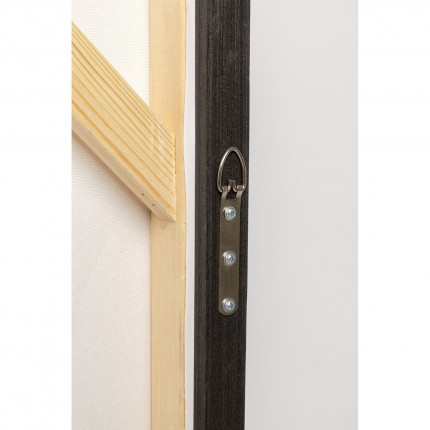 Schilderij Sketch 120x120cm zwart Kare Design