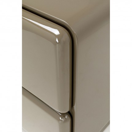 Nightstand Eliano 2 drawers khaki Kare Design