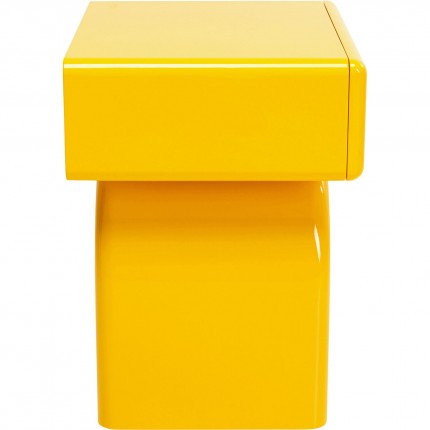 Nightstand Eliano 1 drawer yellow Kare Design