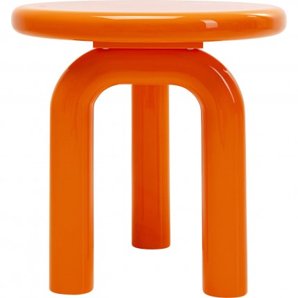 Bijzettafel Eliano Ø50cm oranje Kare Design