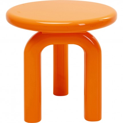 Bijzettafel Eliano Ø50cm oranje Kare Design