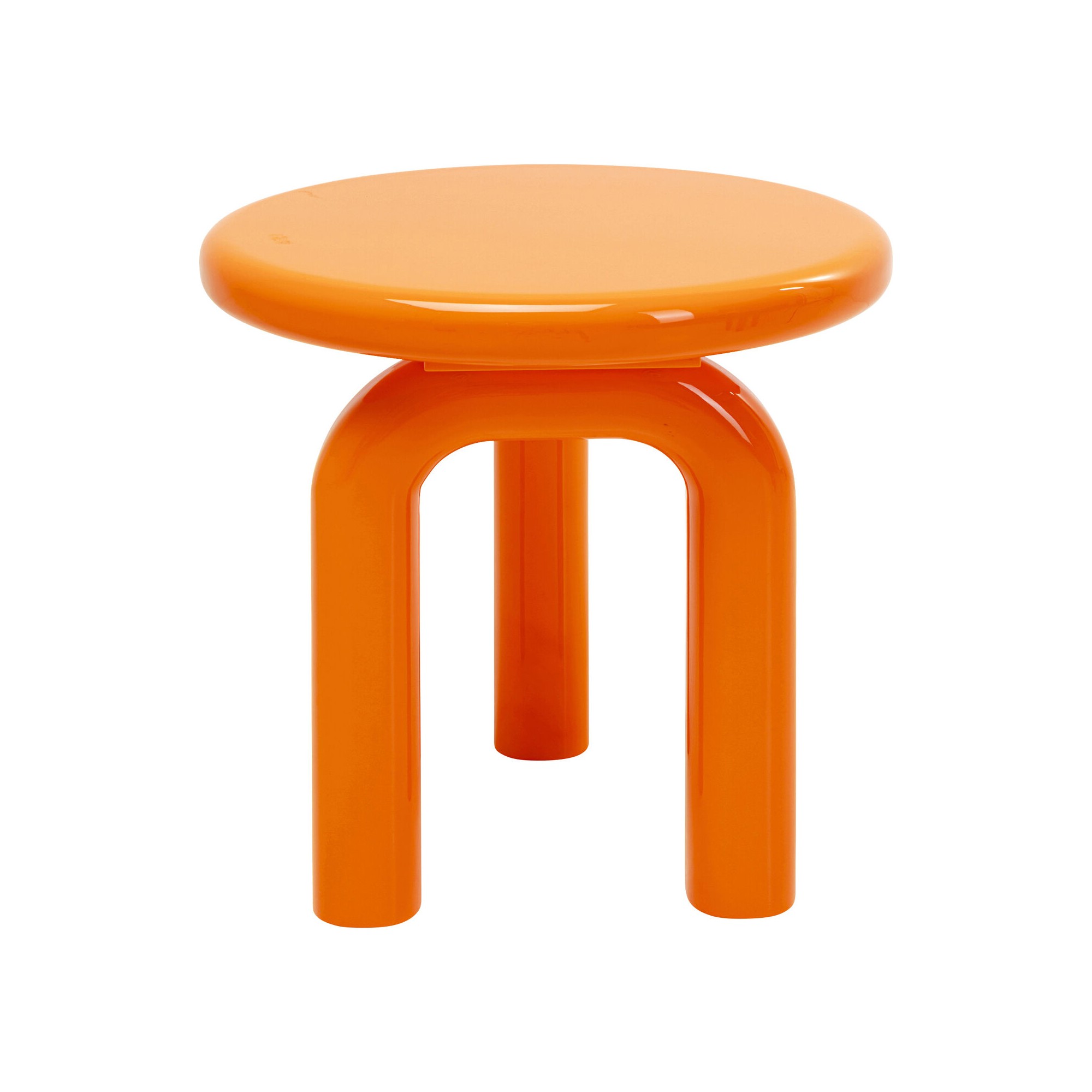 Table d appoint Eliano orange Ø50cm