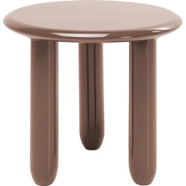 Table d appoint Eliano Mocha marron Ø50cm