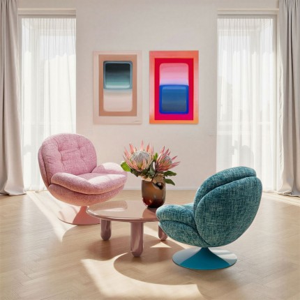 Salontafel Eliano Ø90cm mokka Kare Design