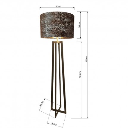 Vloerlamp Wildlife 160cm Kare Design